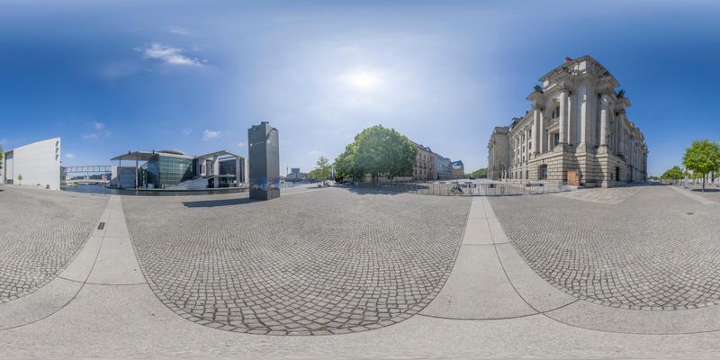 Germany's Cityscape: Urban Design Under a Clear Sky HDRi Maps and ...
