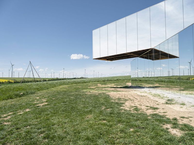 Germany Rural Landscape with Wind Turbines HDRi Maps and Backplates