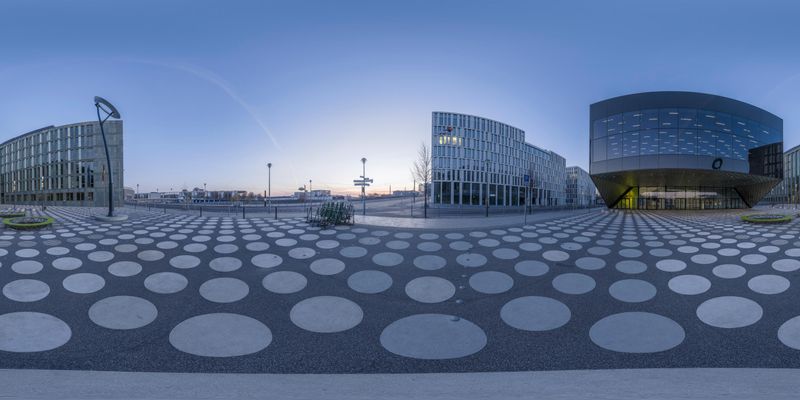 Germany's Urban Design: A Panoramic View of Berlin HDRi Maps and Backplates