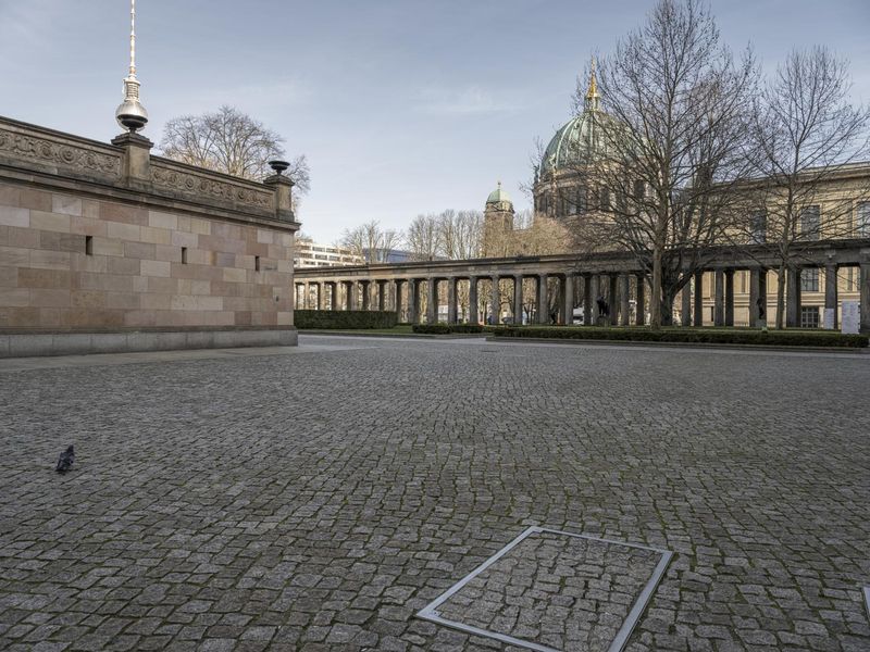 Germany's Urban Design Cobblestone Square HDRi Maps and Backplates