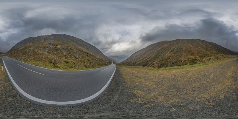 A Gloomy Day in Austria: A Mountain Road Adventure - HDRi Maps and ...