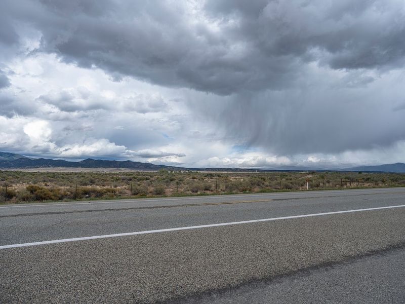 A Gloomy Day on a Rural Road in Colorado - HDRi Maps and Backplates