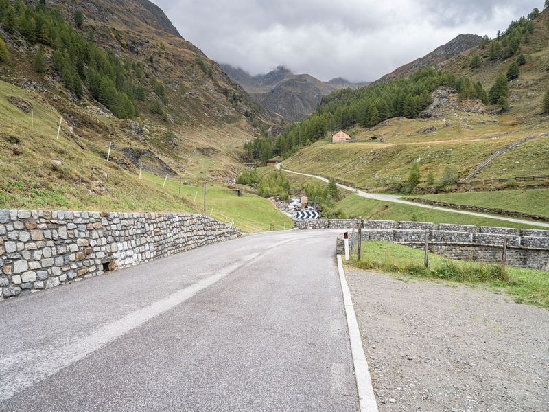 A Gloomy Day in Austria: Grey Sky Over the Mountains HDRi Maps and ...
