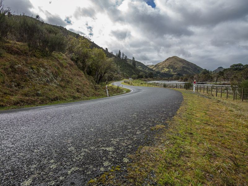 Gloomy Rural Landscape Under a Grey Sky HDRi Maps and Backplates