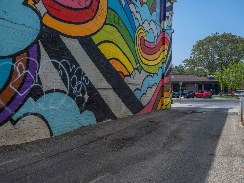 Graffiti Wall in Art District, Salt Lake City, Utah, USA HDRi Maps and
