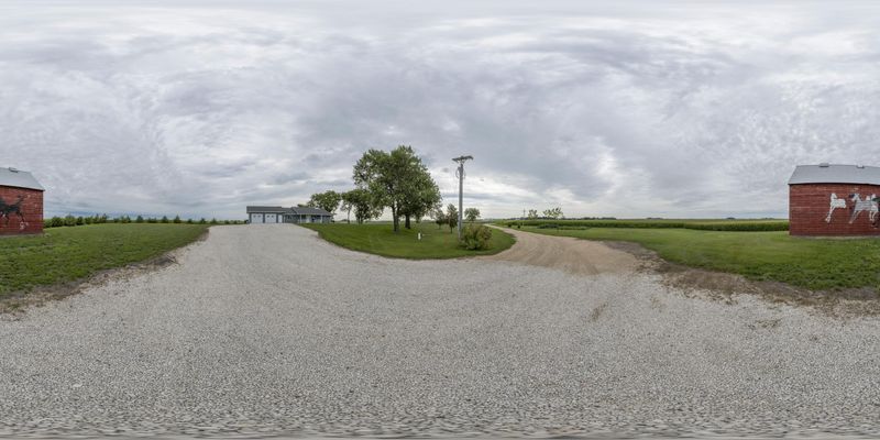 Gravel Road in Bancroft, Iowa: A Glimpse into a Farm Town HDRi Maps and ...