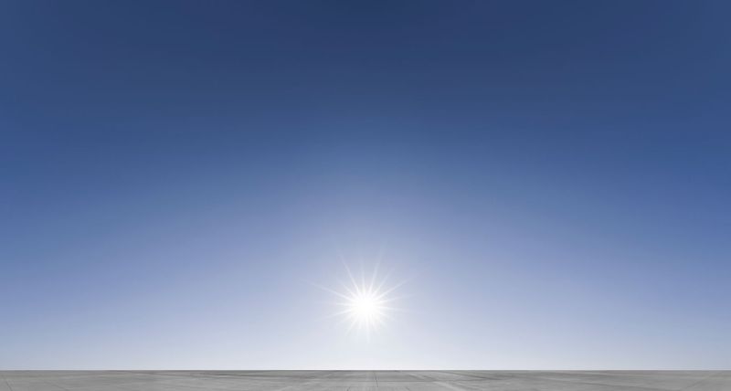 HDR: Clear Sky and Bright Sunshine over an Open Space HDRi Maps and ...