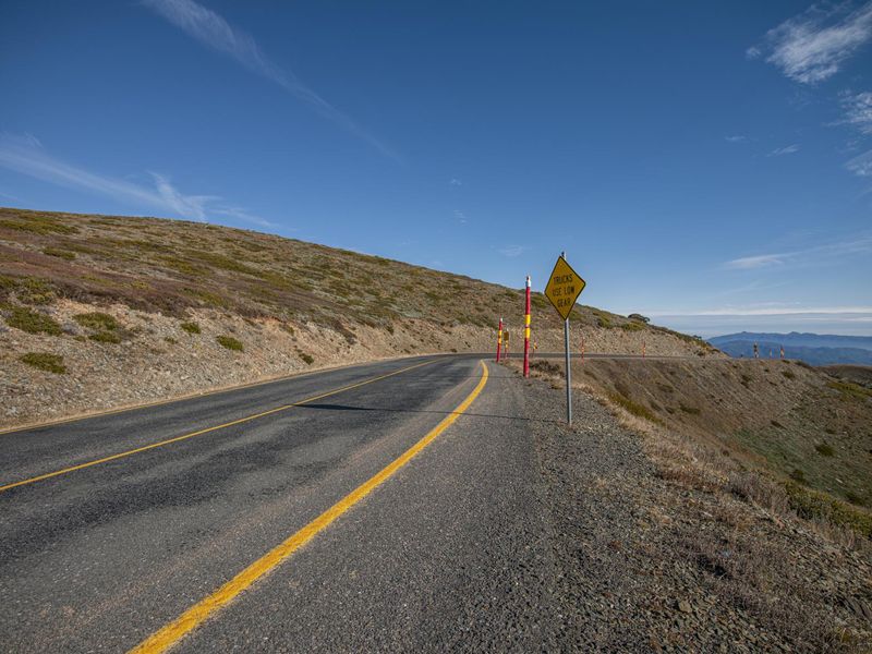 Highland Mountain Road Curve with Stunning Views HDRi Maps and Backplates