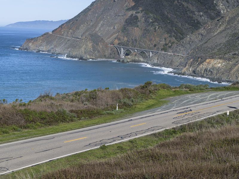 Highland Road in Big Sur, California HDRi Maps and Backplates