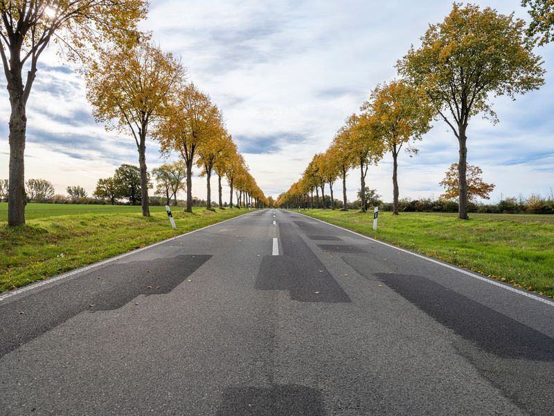 Landscape view of a road in Berlin, Germany HDRi Maps and Backplates