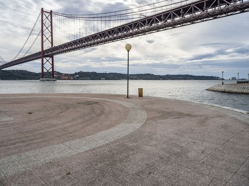 Lisbon's Coastal Road in Portugal HDRi Maps and Backplates