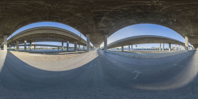 Los Angeles Underpass A Showcase Of Freeway Architecture Hdri Maps And Backplates