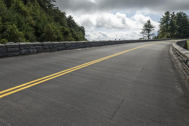 Lush Green Landscape: Winding Asphalt Road and Bridge HDRi Maps and ...