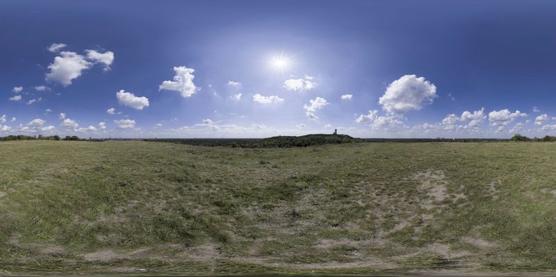 Lush Landscape in Brandenburg, Germany HDRi Maps and Backplates