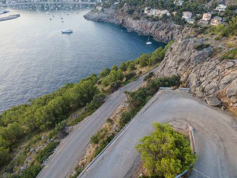 Mallorca Coastal Road View in Europe HDRi Maps and Backplates