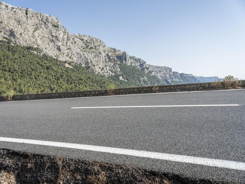 Mallorca Mountain Pass in Europe: Asphalt Thoroughfare HDRi Maps and ...