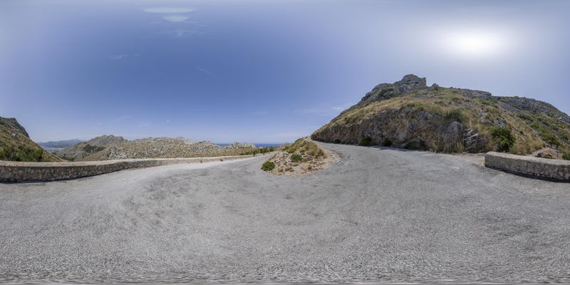 Mallorca Road Trip: Mountains and Coastal Views HDRi Maps and Backplates