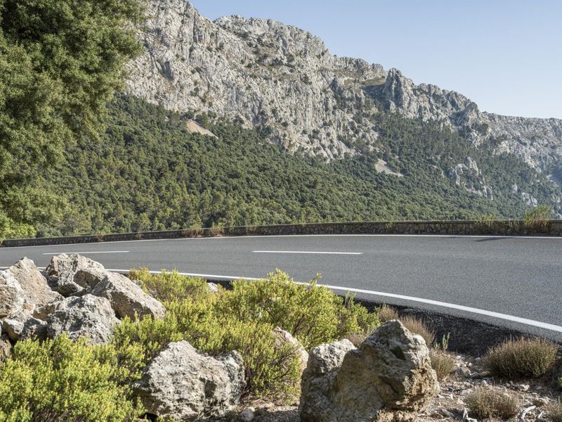 Scenic Road through Mallorca's Mountains, Spain HDRi Maps and Backplates