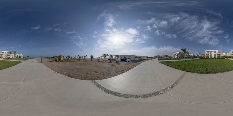 Modern Architecture in Residential Egypt HDRi Maps and Backplates