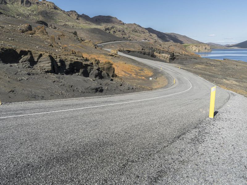 Motorcycle Ride Along Scenic Mountain Road by the Coast HDRi Maps and ...