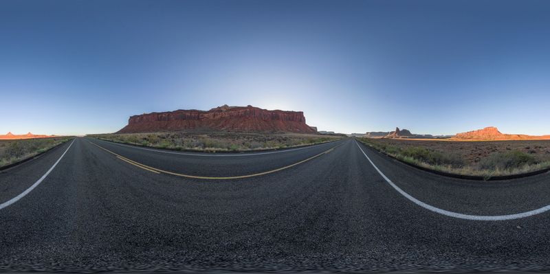 Mountain Highway Road Trip HDRi Maps and Backplates