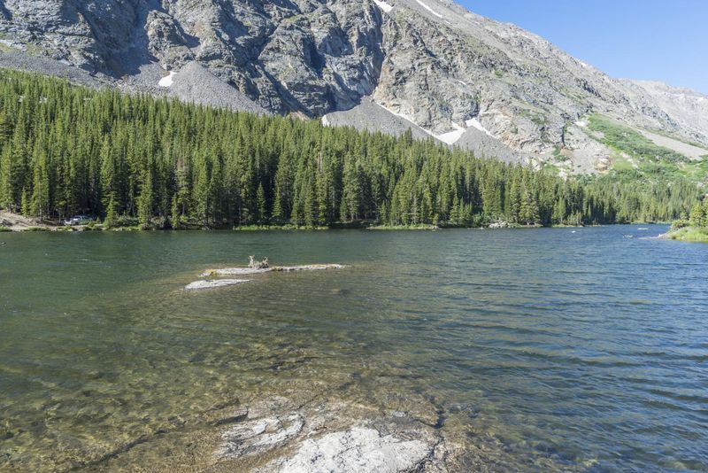 Mountain Landscape in Colorado with Lake - Nature HDRi Maps and Backplates