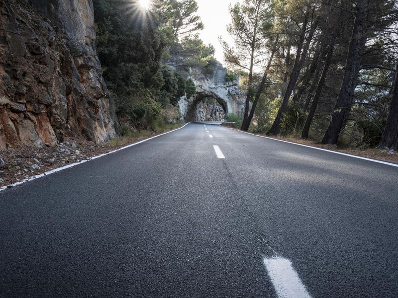 Mountain Landscape in Spain - European Road Trip HDRi Maps and Backplates