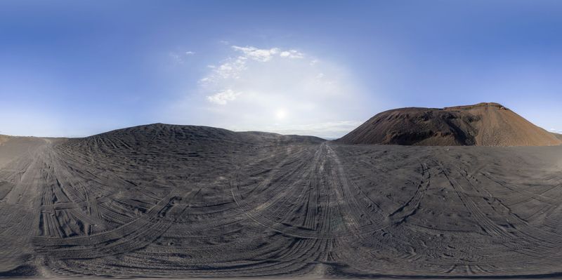 Mountain Landscape: A Straight Road Through the Highland HDRi Maps and ...