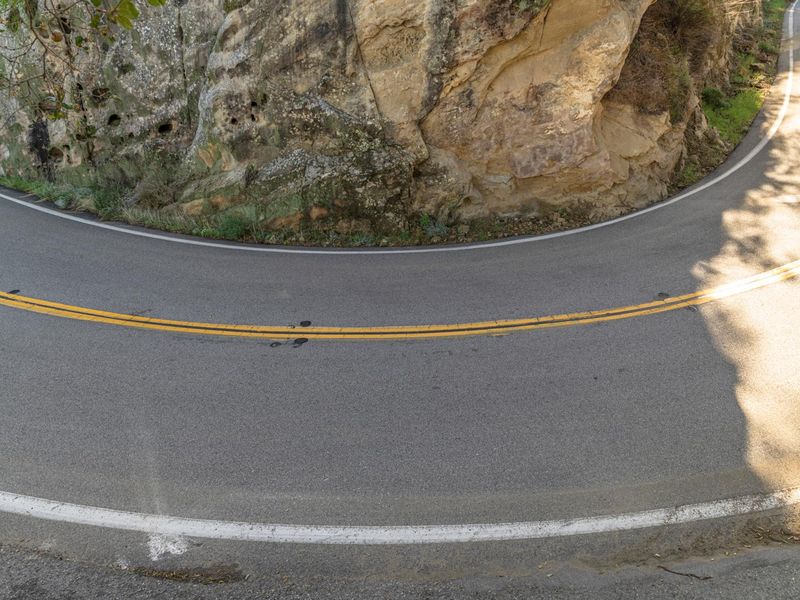 Mountain Road: Asphalt Through a Rural Landscape HDRi Maps and Backplates