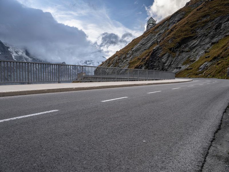 Mountain Road through Austria Highlands HDRi Maps and Backplates