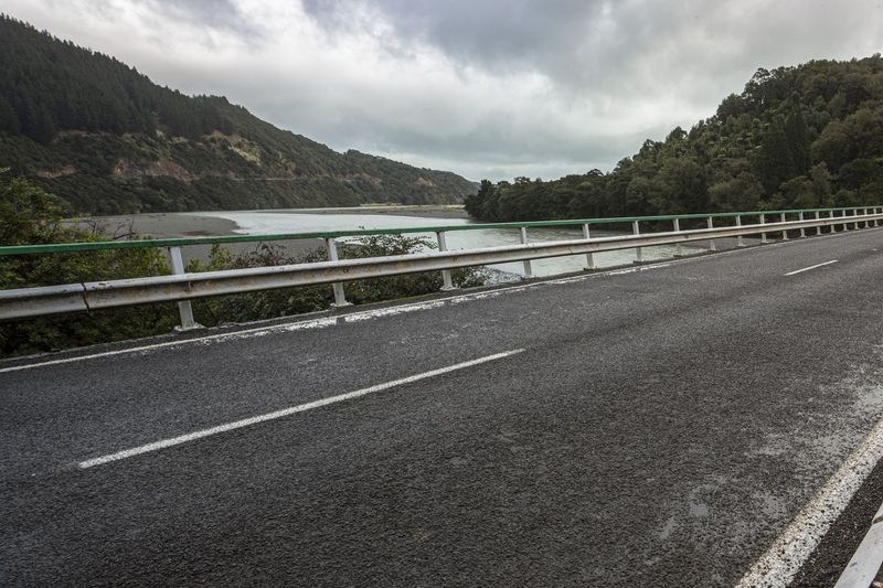 Mountain Road: A View of Water in the Highland HDRi Maps and Backplates