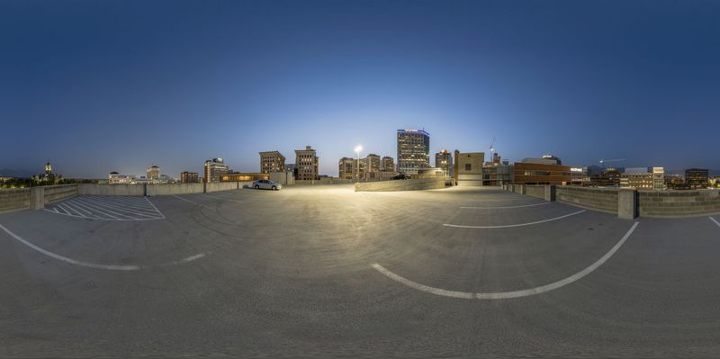 Night Time in Salt Lake City: Exploring the Business District HDRi Maps ...