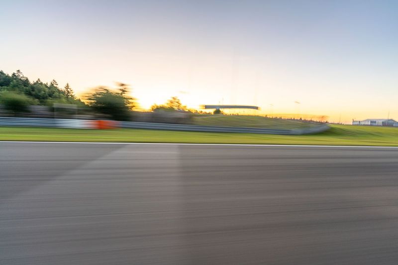 Nürburgring Germany: Dawn Racing Under Clear Skies HDRi Maps and Backplates