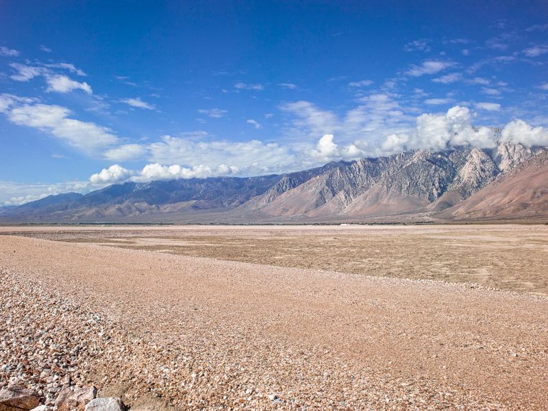 Off-Road Track Through Desert Mountain Landscape - HDRi Maps and Backplates