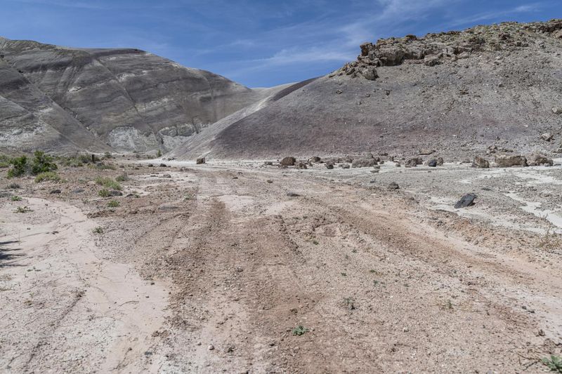 Off-Road Track in the Highland Mountain Landforms HDRi Maps and Backplates