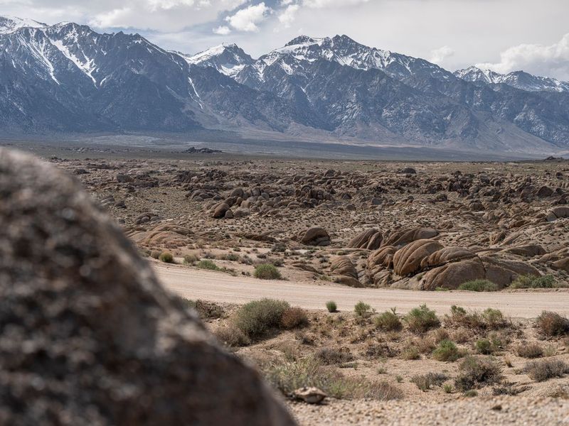 Off Road Tracks in Alabama Hills, California HDRi Maps and Backplates