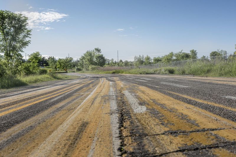 Ontario, Canada Race Track Through Green Fields HDRi Maps and Backplates