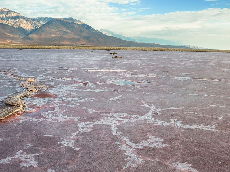 Open Space in California: Salt Lake and Mountains HDRi Maps and Backplates