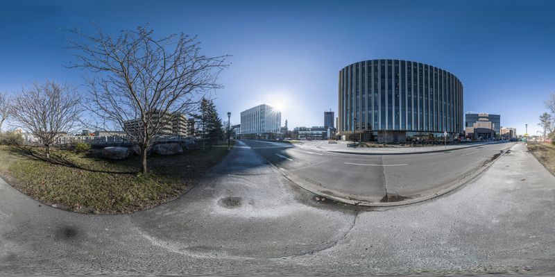 View of Ottawa, Canada: High-Rise Buildings in an Urban Landscape HDRi Maps and ...