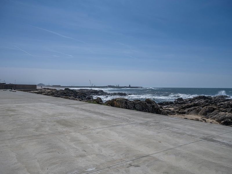Porto Coastal Views: Clear Sky over Europe HDRi Maps and Backplates