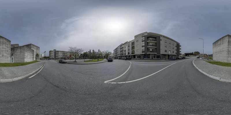 Porto Museum: Clear Sky in an Urban Setting HDRi Maps and Backplates