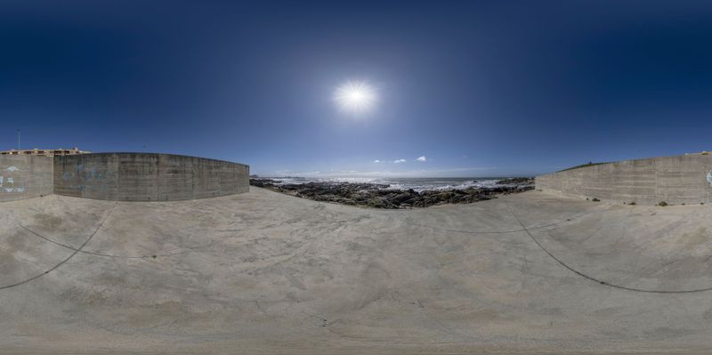 Porto, Portugal: Coastal Open Space HDRi Maps and Backplates