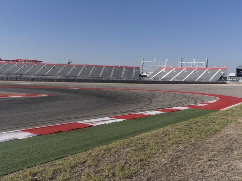 Race Track Arena with Clear Sky HDRi Maps and Backplates