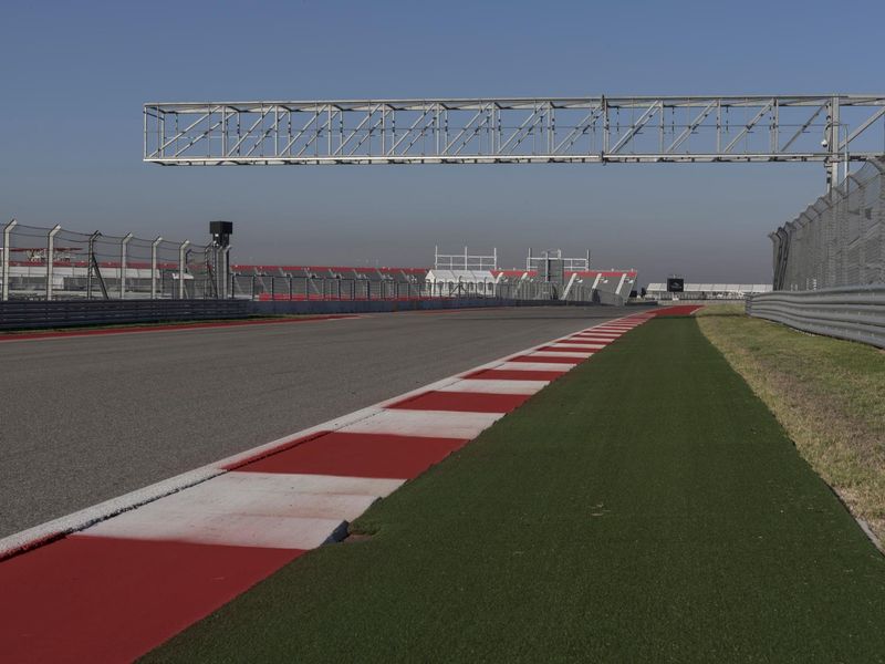 Race Track: Asphalt, Green Grass, Clear Sky HDRi Maps and Backplates