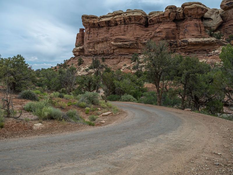 Red Rock Canyon in Utah: A Gloomy Landscape HDRi Maps and Backplates