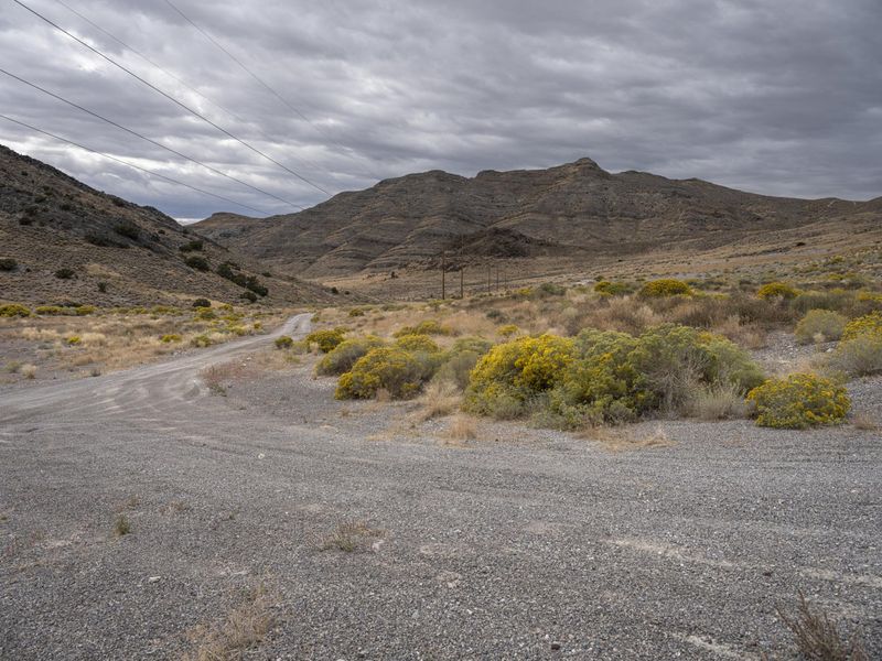 Road Through Utah's Desert Mountain Landscape HDRi Maps and Backplates
