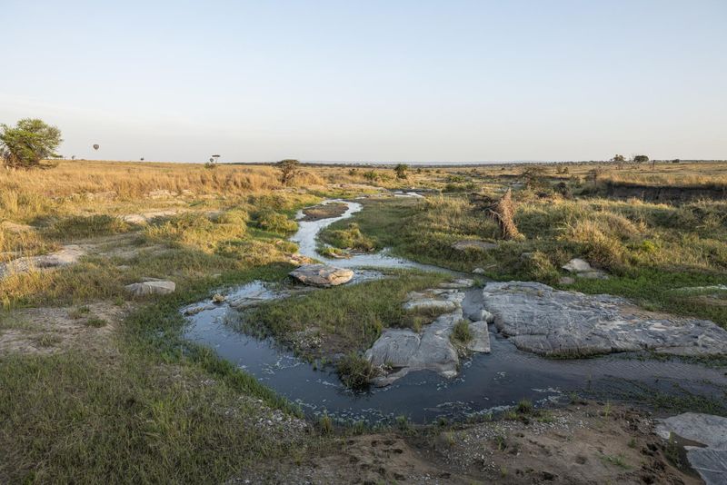 Rugged African Landscape with Road and Water Resources HDRi Maps and ...