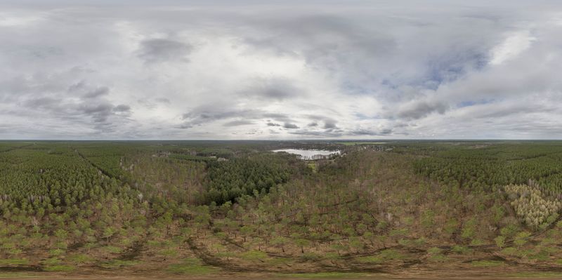 Rugged Brandenburg Landscape in Germany HDRi Maps and Backplates