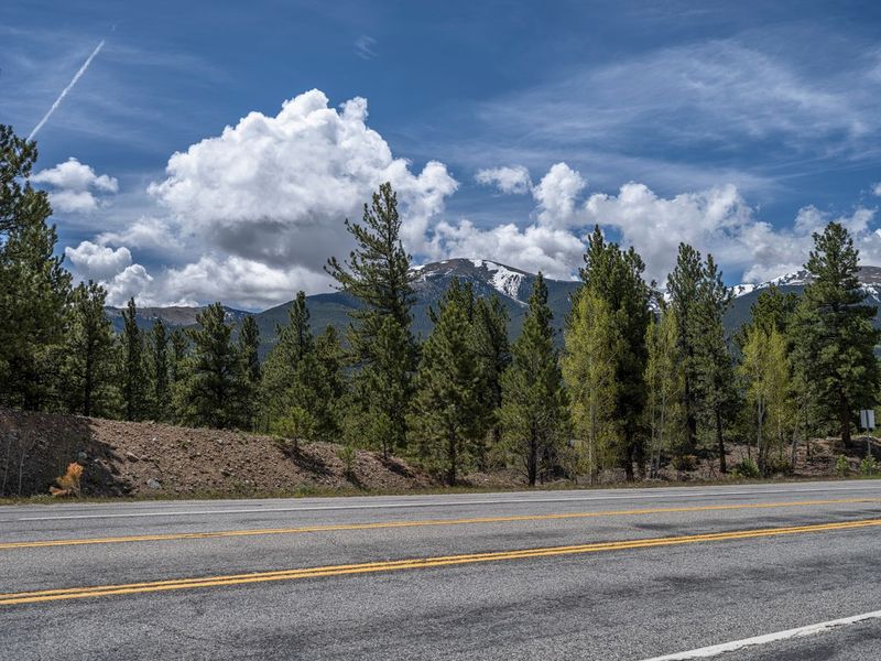 Rural Colorado Landscape: Mountain Road HDRi Maps and Backplates