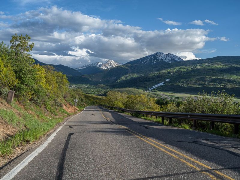 Rural Colorado: Pikes Peak Road with Scenic Views HDRi Maps and Backplates